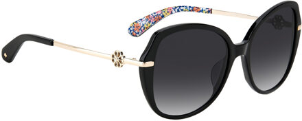 Kate Spade Vrouwen Zonnebril 57/17/145 mm Acetaat Zwart - One Size