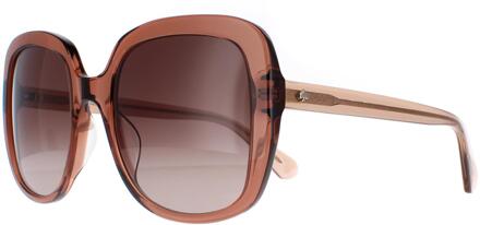 Kate Spade Wenona/G/S 09Q HA bruin bruin gradiënt zonnebril - One Size