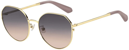 Kate Spade Zonnebril Carlita Dames Goud Met Grijs/roze Lens