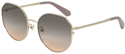 Kate Spade Zonnebril Carlita Dames Goud Met Grijs/roze Lens