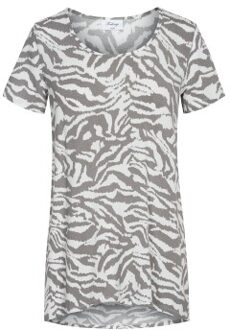 Katie Short Sleeve Zebra Wit,Zwart,Versch.kleure/Patroon - Medium,Large