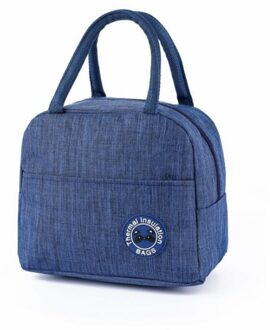 Kationische Waterdichte Lunch Tas Draagbare Thermische Isolatie Zak Geïsoleerde Lunchbox Aluminiumfolie Verdikte Ice Pack marine