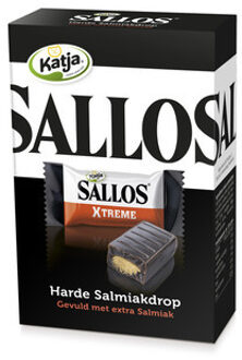 Katja Katja Sallos Extreme Harde Salmiak Drop 100 Gram ( rood)