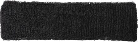 Katoen Elastische Zweetband Basketbal Sport Hoofdband Vrouwen Mannen Gym Fitness Zweet Haarband Volleybal Tennis Running zwart