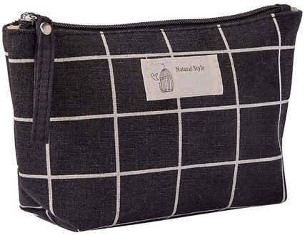 Katoen En Linnen Grote Capaciteit Cosmetische multifunctionele Travel Cosmetische Tas Mode Vrouwelijke Opslag Make Up Gevallen B