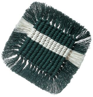 Katoen Geweven Macrame Coaster Cup Pad Bohemen Tafel Mat Katoen Gevlochten Isolatie Matten Voor Keuken Decoratie Interieur