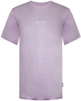 Katoen Heren Lila T-Shirt - maat S