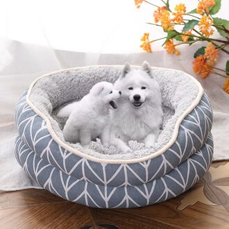 Katoen Huisdier Nest Super Soft Pet Katten Honden Bed Herfst Winter Warme Slaapzak Hond Fauteuil Dikke Warme Kat Puppy kussen Mat Bed