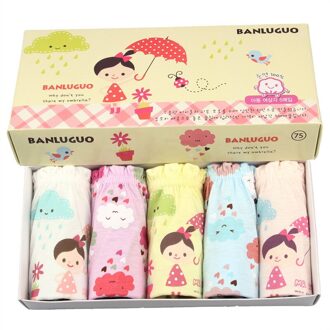 Katoen Kinderen Gedrukt Driehoek Broek Meisjes Ondergoed Kid 'S Shorts Baby Meisje Driehoekige Onderbroek 4 to 5 years