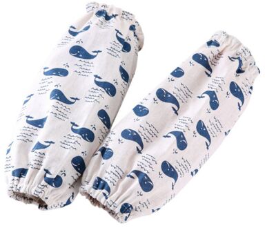 Katoen & Linnen Nordic Schilderij Volwassen Lange Mouwen Schoon vrouwen Keuken Schoonmaken Keuken Accessoires Oversleeves Lange Arm Mouwen 7