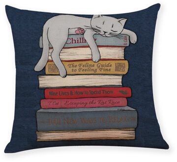 Katoen Linnen Vierkante Huis Decoratieve Sierkussen Case Sofa Taille Kussenhoes Kantoor Hotel Подушки Декоративные Auto Kussen B