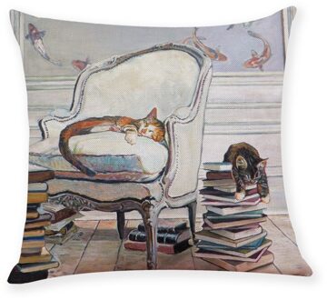 Katoen Linnen Vierkante Huis Decoratieve Sierkussen Case Sofa Taille Kussenhoes Kantoor Hotel Подушки Декоративные Auto Kussen