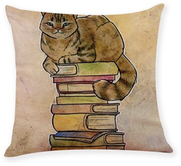 Katoen Linnen Vierkante Huis Decoratieve Sierkussen Case Sofa Taille Kussenhoes Kantoor Hotel Подушки Декоративные Auto Kussen