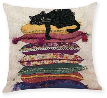 Katoen Linnen Vierkante Huis Decoratieve Sierkussen Case Sofa Taille Kussenhoes Kantoor Hotel Подушки Декоративные Auto Kussen