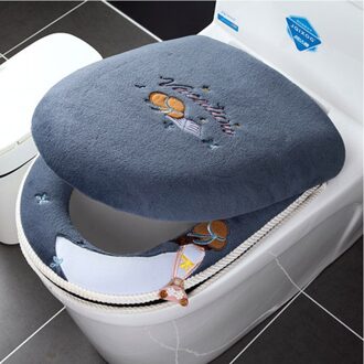 Katoen Linter Overjas Wc Badkamer Multi Kleur Wc Mat Warm Toilet Seat Cover A10
