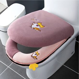Katoen Linter Overjas Wc Badkamer Multi Kleur Wc Mat Warm Toilet Seat Cover A14