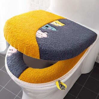 Katoen Linter Overjas Wc Badkamer Multi Kleur Wc Mat Warm Toilet Seat Cover A4