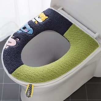 Katoen Linter Overjas Wc Badkamer Multi Kleur Wc Mat Warm Toilet Seat Cover A5
