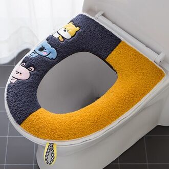 Katoen Linter Overjas Wc Badkamer Multi Kleur Wc Mat Warm Toilet Seat Cover A8
