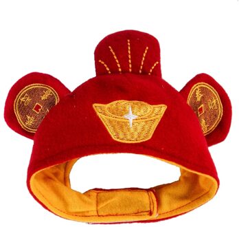 Katoen Pet Hoed Decoratieve Party Pet Cap voor Katten/Kleine Honden Verstelbare Leuke Cosplay Pet Accessoires Leuke Headwears voor kat/Puppy 1 Neck 29cm