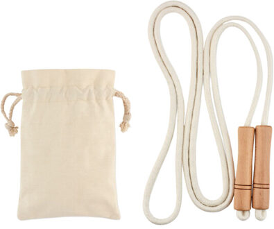 Katoen springtouw Beige - One size