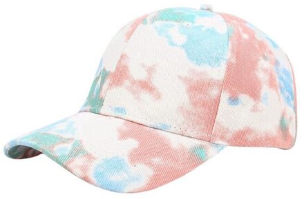 Katoen Tie-Geverfd Denim Baseball Pet Mannen En Vrouwen Trend Zomer Buiten Vrije Tijd Zonnehoed QJ2612A4