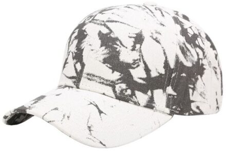 Katoen Tie-Geverfd Denim Baseball Pet Mannen En Vrouwen Trend Zomer Buiten Vrije Tijd Zonnehoed QJ2612A6