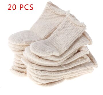 Katoen Vinger Guards Babybedjes Voorkomen Bescherming Prints Schoon Polish Craft Tool 20Pcs X5QC