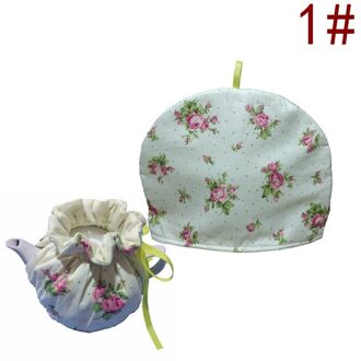 Katoen Vintage Bloemen Theepotten Stofkap Thee Gezellig Ketel Cover Isolatie En Warm Houden Voor Thuis Theewaar Accessoires Tb 1