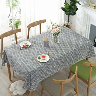 Katoen Vlas Tafelkleed Rechthoekige Waterdichte Oilproof Eettafel Cover Thee Tafelkleed Thuis Keuken Tafel Decor Tafelkleed
