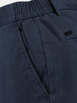 Katoenen broek ednar cotton chino 24304ed03/290 navy Blauw - 32-34