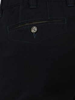 Katoenen broek met ronde zak 2081.1.13.107/610 Blauw - 50