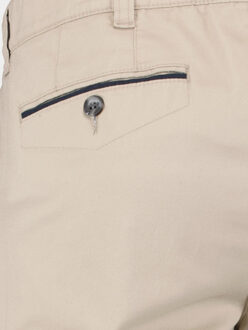 Katoenen broek stretch katoen flatfront 2049.1.02.001/090 - maat 26 Beige