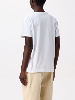 Katoenen Crew Neck T-shirt Wit