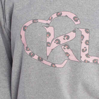 Katoenen damespyjama met lange mouwen KLP1 Grijs - 3XL