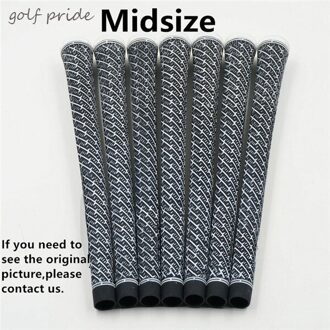 Katoenen Garen Golf Grip 13 Stks/partij Golf Club Grips Ijzer En Hout Grips zwart midsize