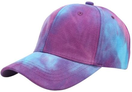 Katoenen Gebatikte Denim Baseball Cap Mannen En Vrouwen Trend Pet Zomer Buiten Vrije Tijd Zon Hoeden F