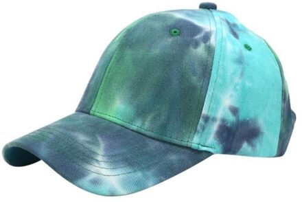 Katoenen Gebatikte Denim Baseball Cap Mannen En Vrouwen Trend Pet Zomer Buiten Vrije Tijd Zon Hoeden
