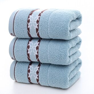 Katoenen Gezicht Handdoek Bad Body Haar Handdoek Badkamer Wastafel Washandje Dagelijks Wassen Absorberende Jacquard Doek 35*75Cm