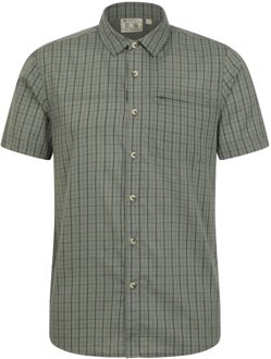 Katoenen herenoverhemd (Donkergroen)