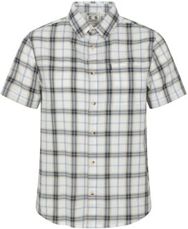 Katoenen herenoverhemd (Gebroken wit) - XL