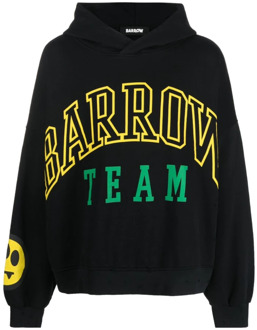 Katoenen hoodie met logo Barrow , Black , Heren