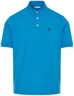 Katoenen Polo Shirt Jacob Cohën , Blue , Heren - 2Xl,Xl,L,M,3Xl