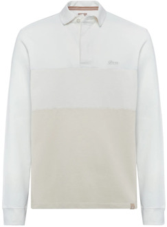 Katoenen poloshirt van Milano Boggi Milano , Beige , Heren - XL