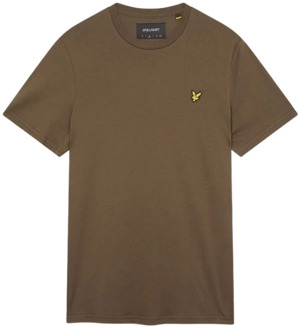 Katoenen ronde hals t-shirt Lyle & Scott , Green , Heren - 2Xl,L,M,S