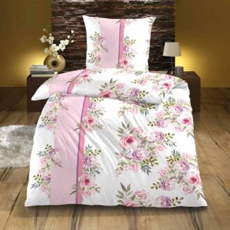 Katoenen seersucker beddengoed “Rosentraum”