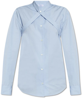Katoenen shirt Off White , Blue , Dames - M,S,Xs