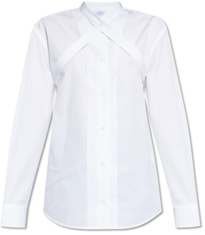 Katoenen shirt Off White , White , Dames - Xs,2Xs,3Xs