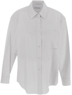 Katoenen Shirt van Alexander Wang T by Alexander Wang , White , Dames - M
