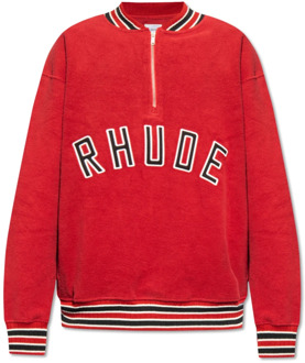 Katoenen sweatshirt Rhude , Red , Heren - M,S